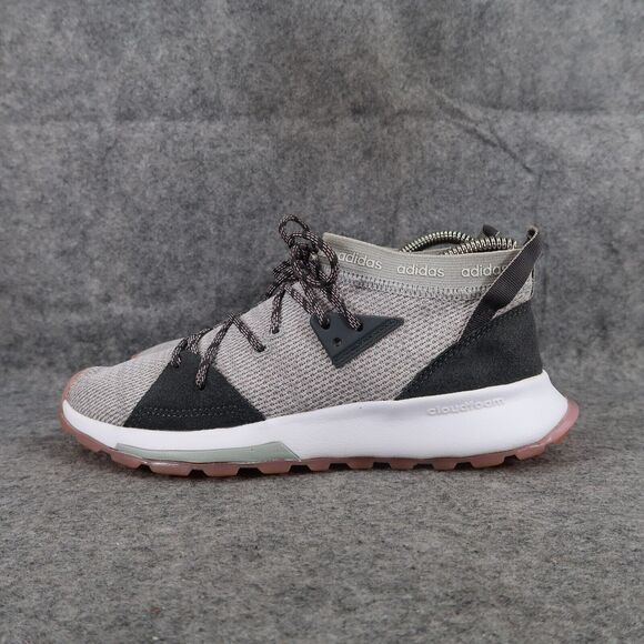 Adidas Shoes Women 6.5 Athletic Trail Running Quesa Cloudfoam Casual Active Gray - Picture 4 of 13